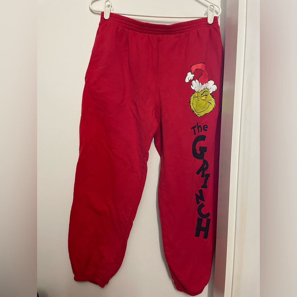 Size XL Grinch sweatpants